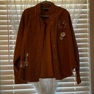 Her Universe Disney The Fox and the Hound Always Be Friends Corduroy Shacket